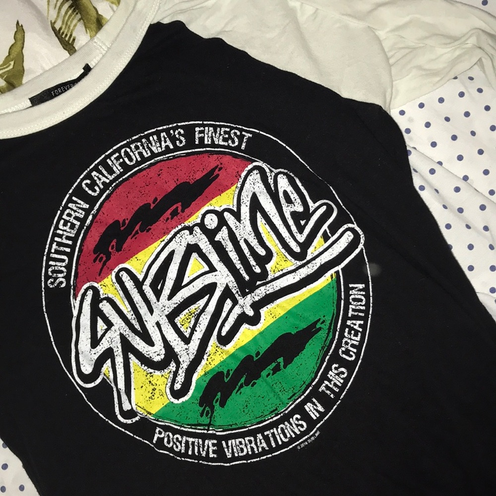Sublime Forever21 baseball t-shirt